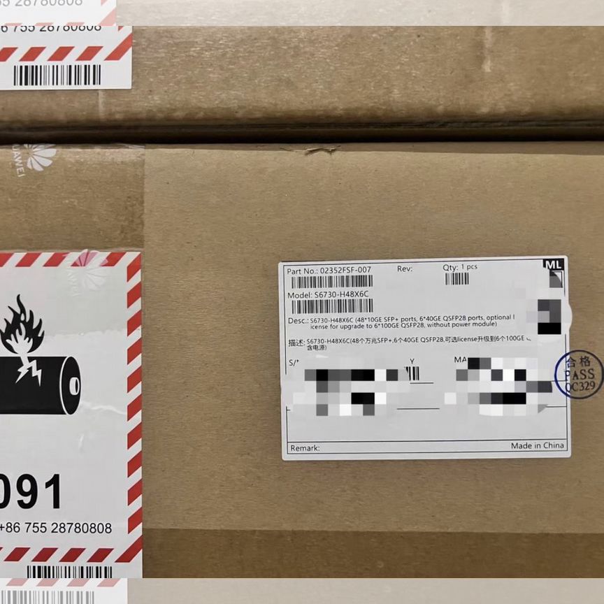 [S6730-H48X6C] Huawei 48*10ge, 6*100g С 2-Мя Ac 600w S6730-H48x6c