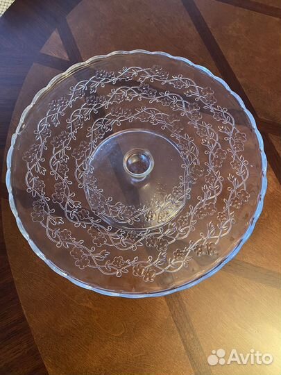 Тортница стекло