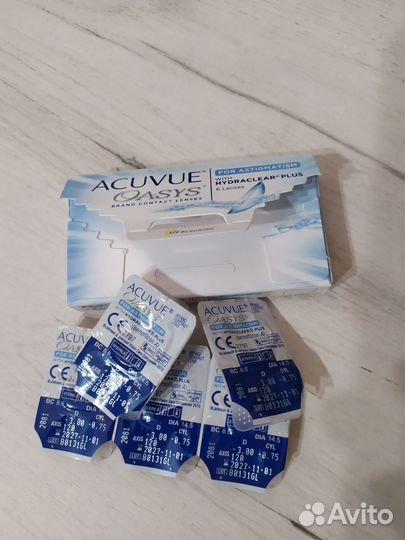 Линзы контактные acuvue oasys