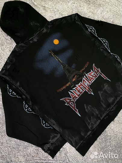 Зип худи balenciaga paris moon