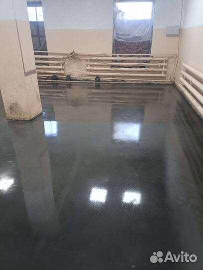 Промышленные бетонные с топпингом полы