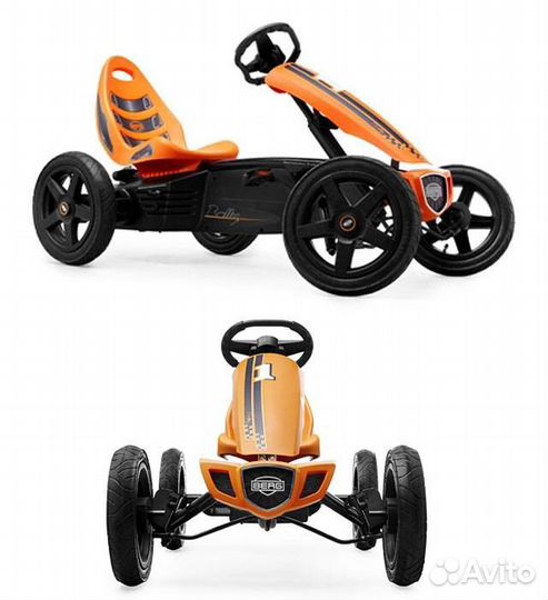 Веломобиль Berg Rally Orange BFR