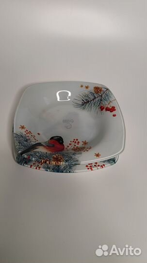 Тарелка новогодняя