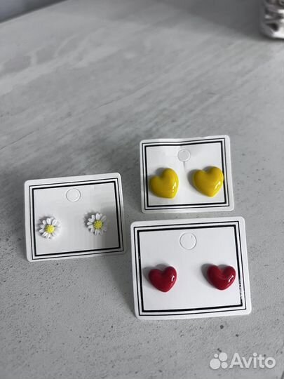 Серьги в наборе