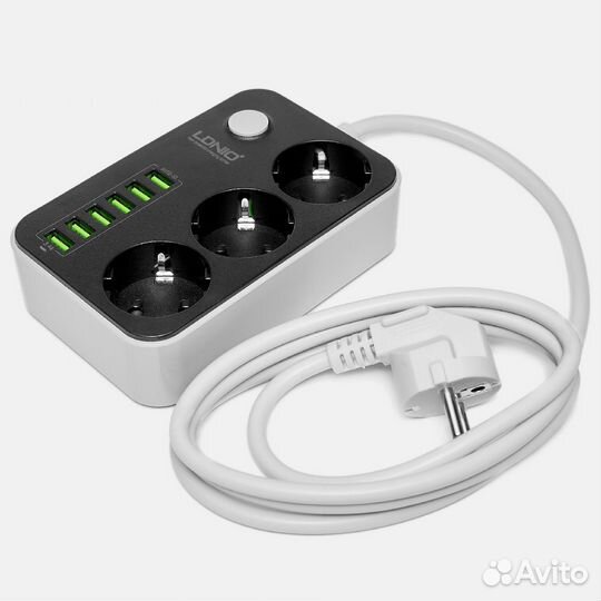 Сетевой фильтр с 6USB ldnio SE363I