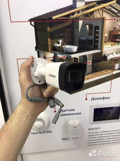 Видеонаблюдение с установкой и гарантитей 5mp Full