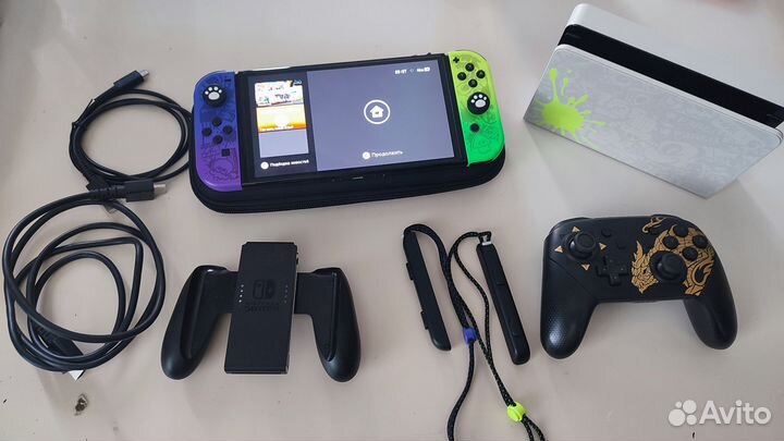 Nintendo switch oled с играми