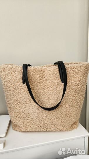 Zarina шоппер меховой