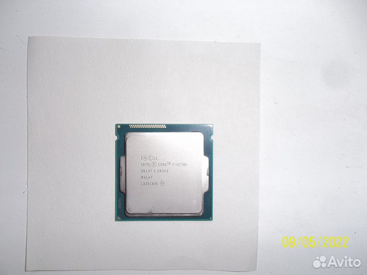 Intel core I7-4770K socket 1150