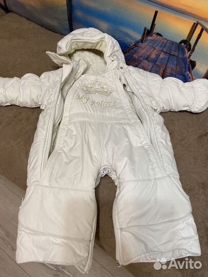 Детский комбинезон для девочки с рождения до года