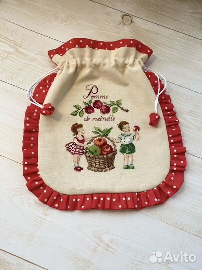 Мешочек с вышивкой