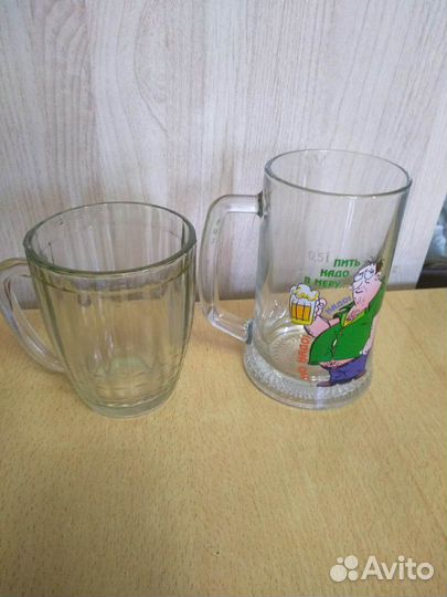 Кружки пивные СССР 1976г. Стопки Хрусталь 50г