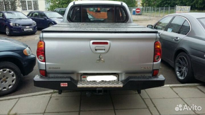 Бампер риф силовой задний Мицубиси л 200 2005-15