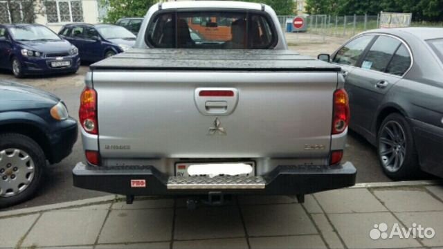 Бампер риф силовой задний Мицубиси л 200 2005-15