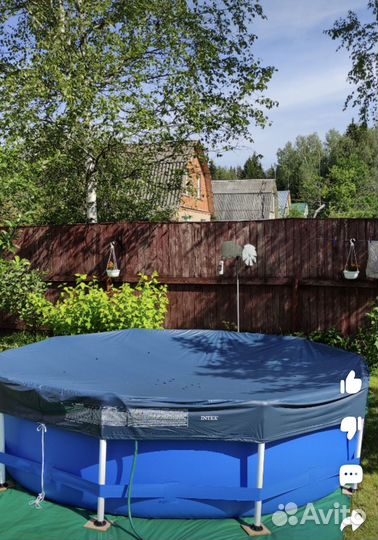 Тент для каркасного бассейна 305 см