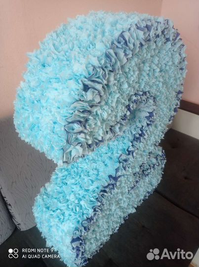 Цифра 2 на день рождения