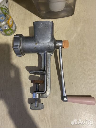 Мясорубка ручная бу