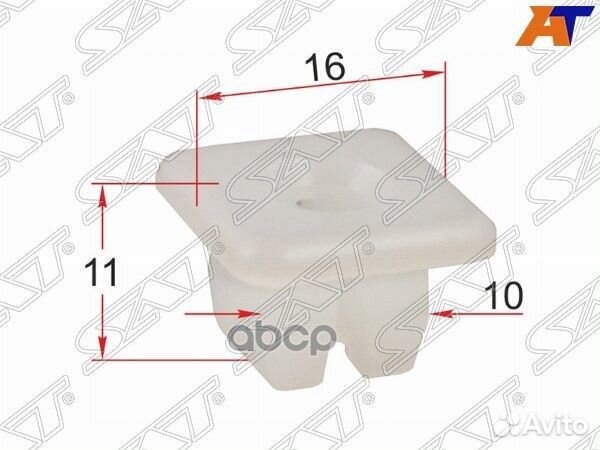 Клипса под винт GM (1 шт.) stm12254 Sat