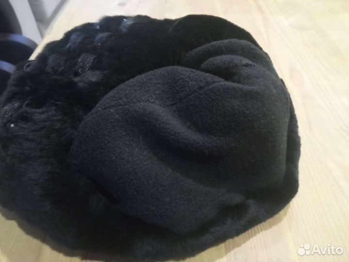 Берет мутоновый с норкой, торг