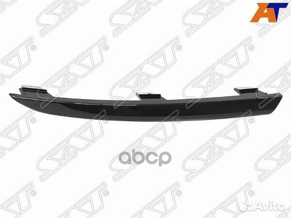 Молдинг бампера Volkswagen Polo 14-20 (Сзади