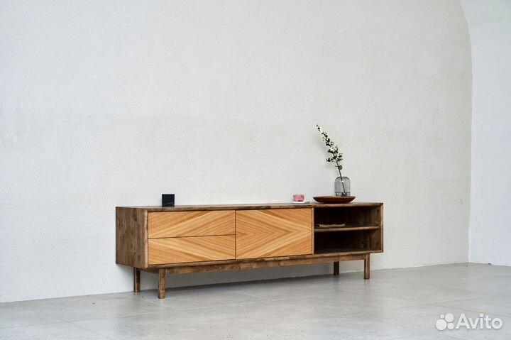 Тумба под тв Kyoto из массива дерева 180х51х40 см