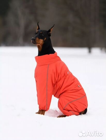 Комбинезон зимний для собак крупных пород