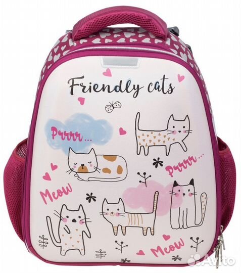 Ранец,портфель N1 School friandly cats