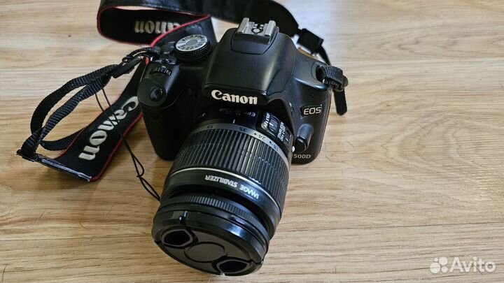 Canon 500d + объектив canon 55-250 + комплект весь