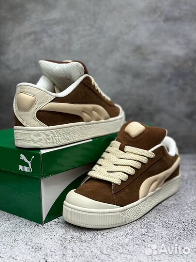 Puma Suede XL Crush Preserves Brown Mushroom