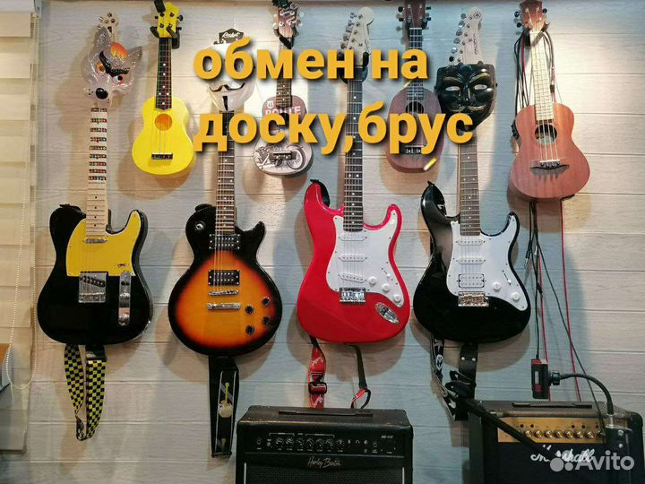 Электрогитара fender squier с комбиком