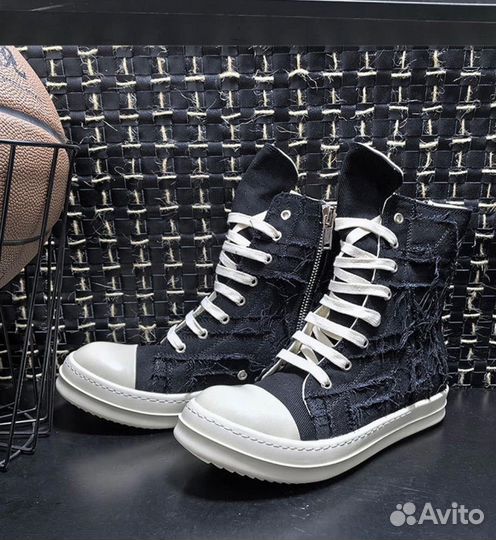 Кеды Rick Owens Ramones Slashed