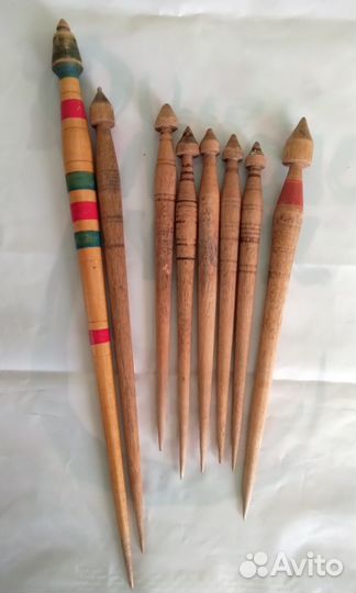 Веретено старинное 8шт