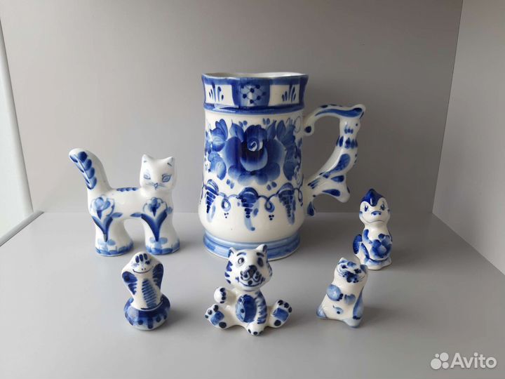 Фигурки гжель