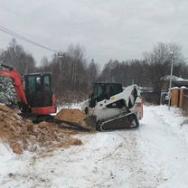 Услуги экскаватора аренда мини погрузчика ямобура