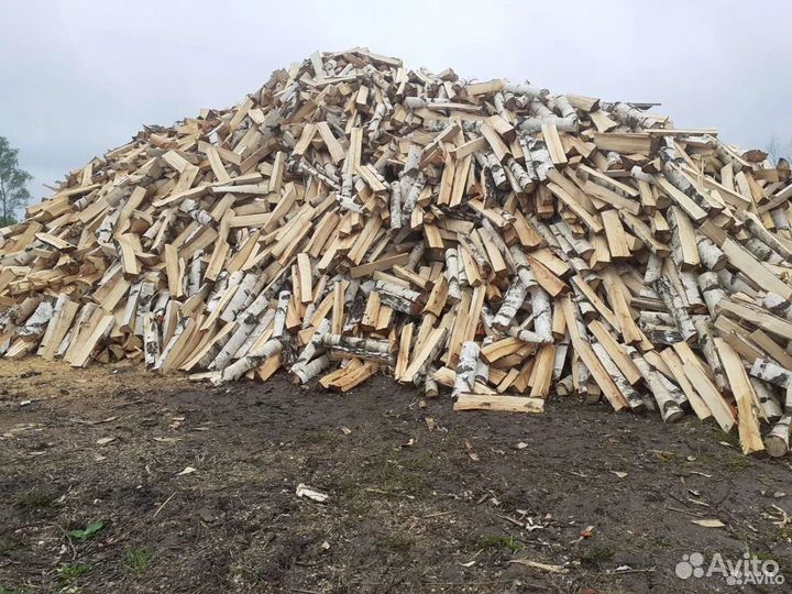 Дрова березовые колотые