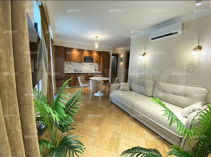 3-к. апартаменты, 60 м², 2/10 эт.