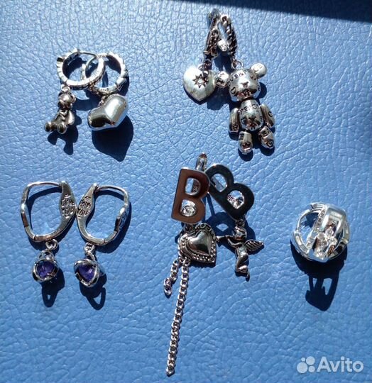 Серьги серебро 925 эксклюзив