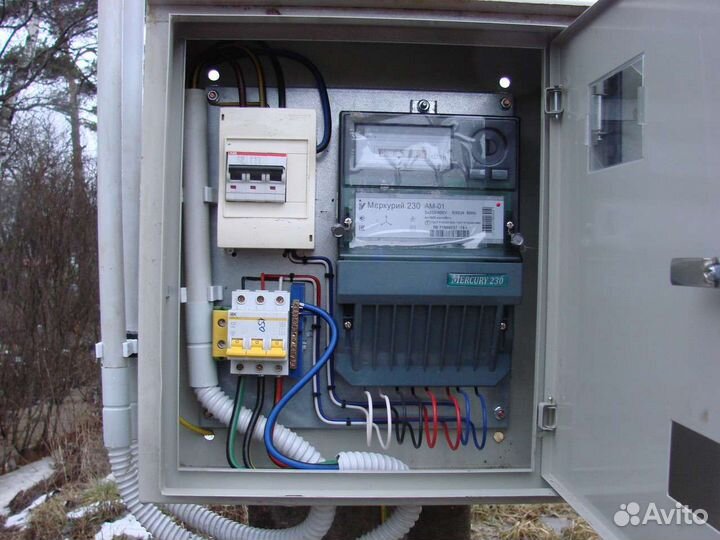 Подключение электричества