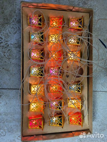 Гирлянда СССР золотой фонарик(N1)