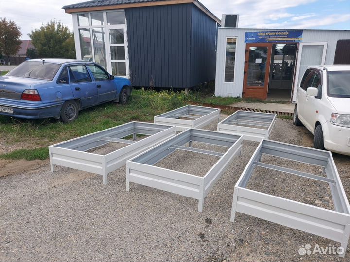 Металлические грядки оцинкованные