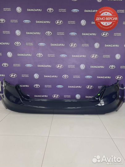 Бампер Зад. Ford Focus 3 темно синий blazer blue