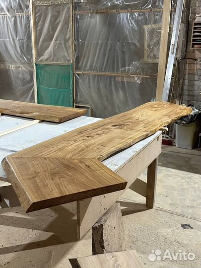 Подоконник из дерева Слэба