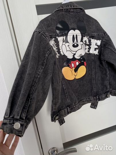 Джинсовая куртка для девочки 110