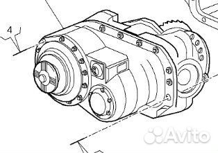 Редуктор промежуточного моста RTH3210HV