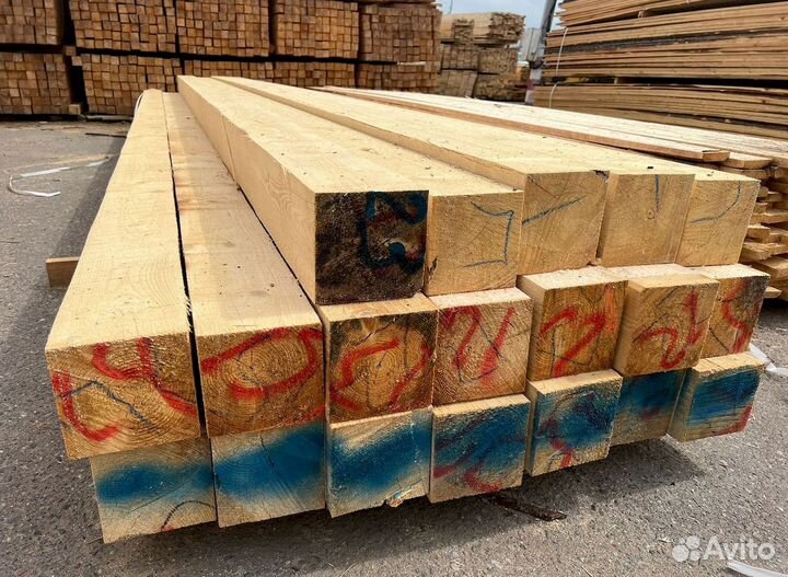 Доска обрезная 50х150х6000мм от производителя