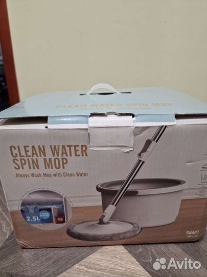 Швабра с отжимом и ведром