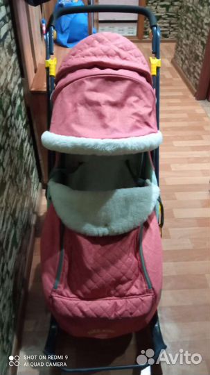 Детские санки коляска