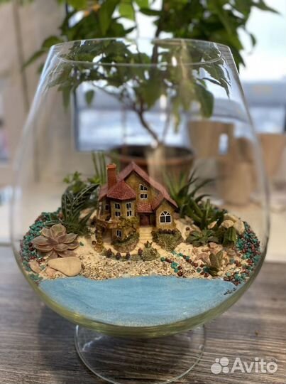 Флорариум, цветочные композиций, подарки