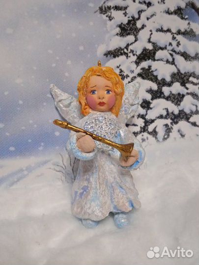 Ватная ёлочная игрушка 