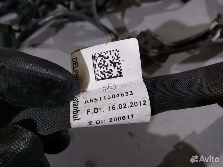 Проводка двигателя Mercedes C-Class W204 OM651